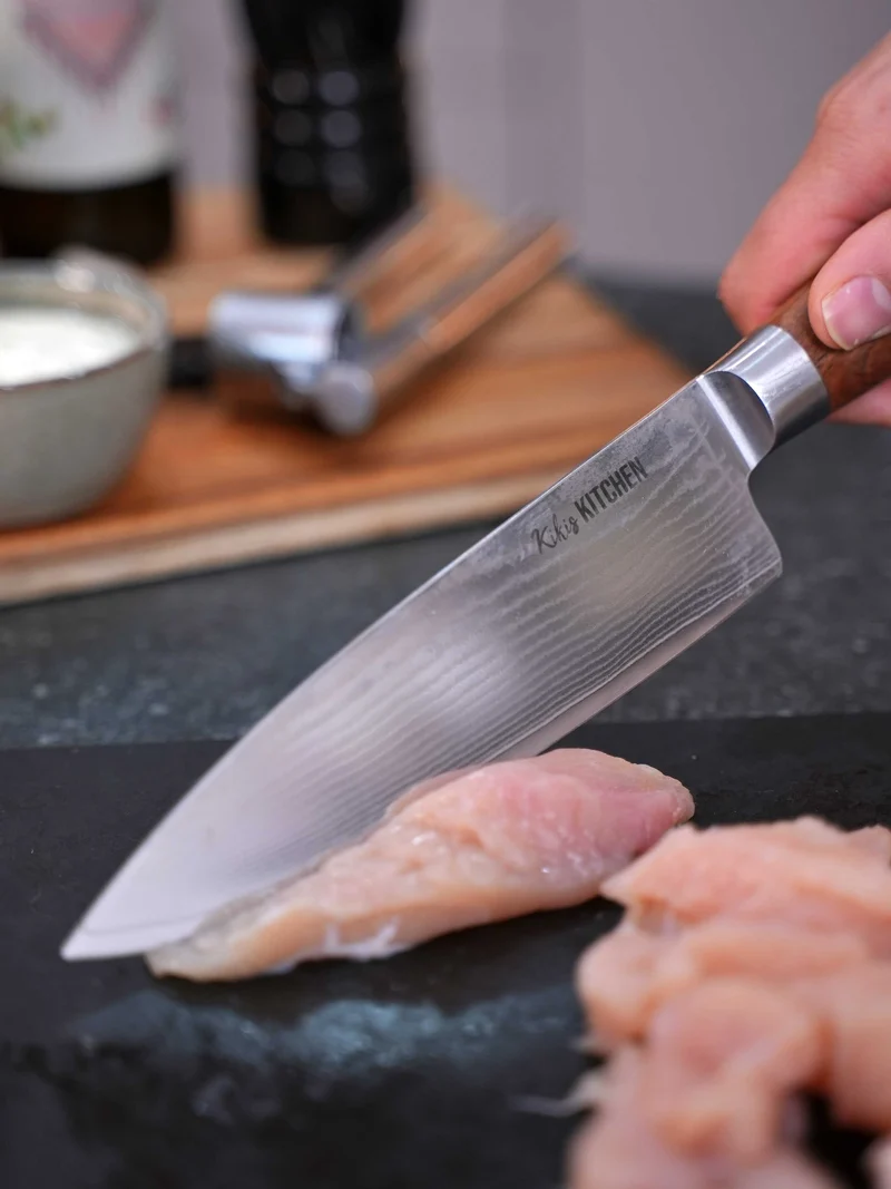 NEU: Kikis Damastmesser - Santokumesser