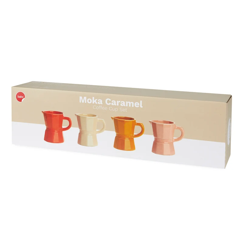 Moka Caramel Coffee cup set