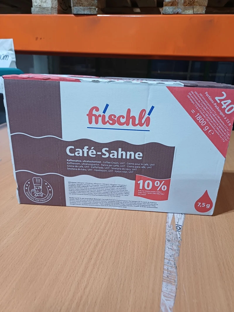 Kaffeesahne 1 Karton 240 Stück