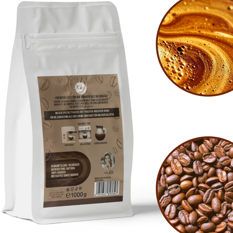 Kikis Kaffeeglück - Cafe Crema 1000g