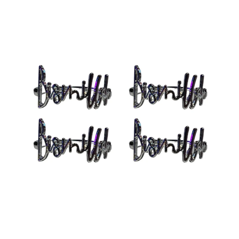 NEU: Serviettenring Bismillah 4er Set Silberoptik