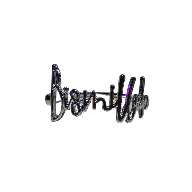 NEU: Serviettenring Bismillah 4er Set Silberoptik