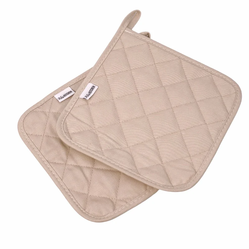 Kikis Topflappen - 2er Set beige