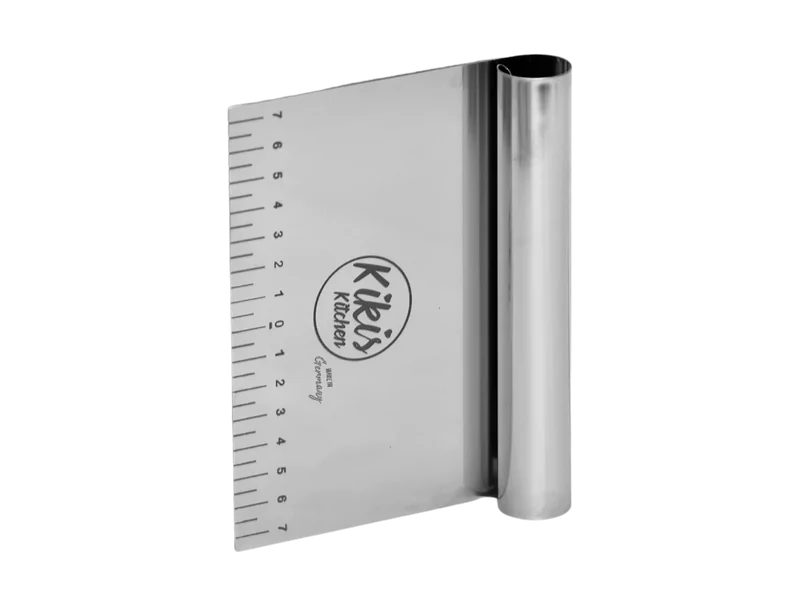Kikis Edelstahl Teigkarte - klein 15 cm