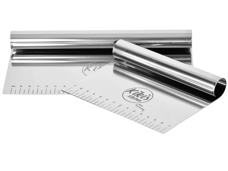 Kikis Edelstahl Teigkarte - klein 15 cm