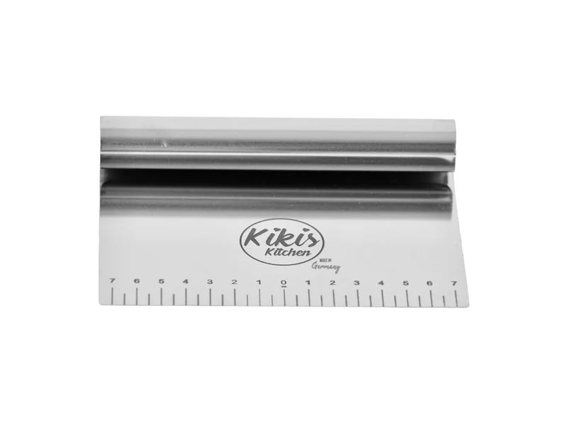 Kikis Edelstahl Teigkarte - klein 15 cm