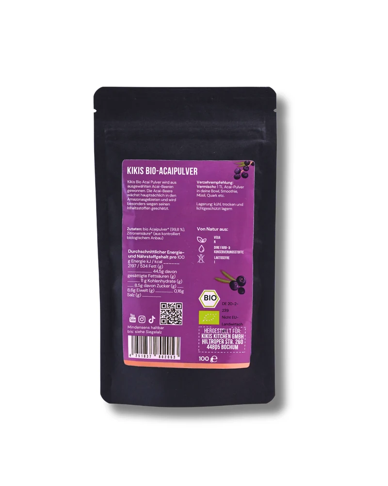Kikis Acai Pulver BIO - 100g